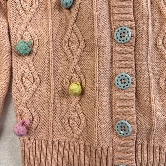 Matilda Jane Girls 4 Lookin Peachy Cardigan Sweater Spring Dream Chasers #31125T - Picture 5 of 8